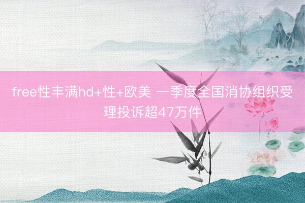 free性丰满hd+性+欧美 一季度全国消协组织受理投诉超47万件