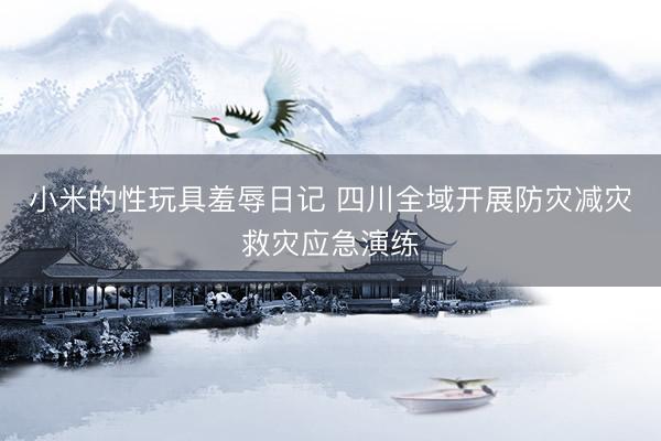 小米的性玩具羞辱日记 四川全域开展防灾减灾救灾应急演练