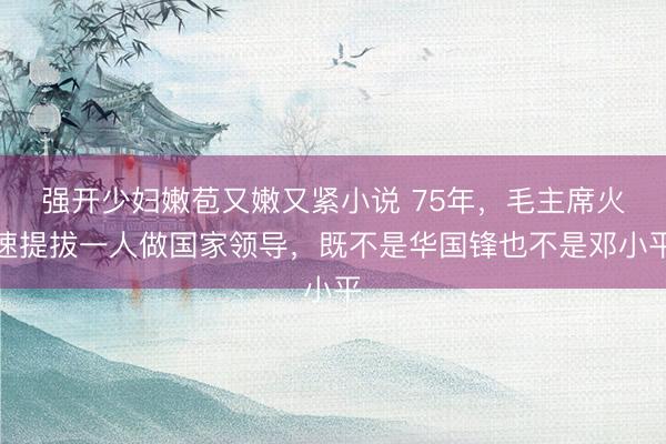 强开少妇嫩苞又嫩又紧小说 75年,毛主席火速提拔一人做国家领导,既不是华国锋也不是邓小平