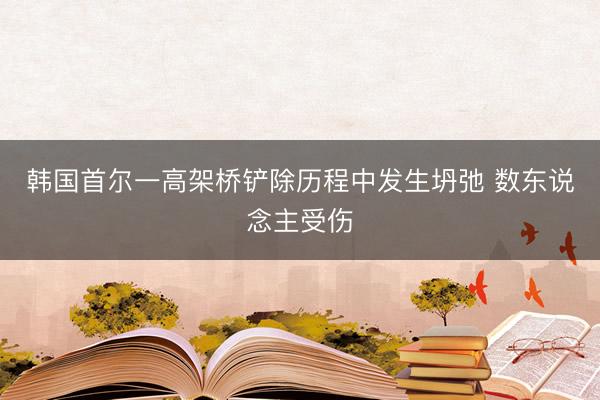 韩国首尔一高架桥铲除历程中发生坍弛 数东说念主受伤