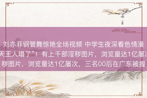 刘亦菲钢管舞惊艳全场视频 中学生夜深看色情漫画网站,姆妈:“嗅觉天王人塌了”!有上千部淫秽图片,浏览量达1亿屡次,三名00后在广东被握